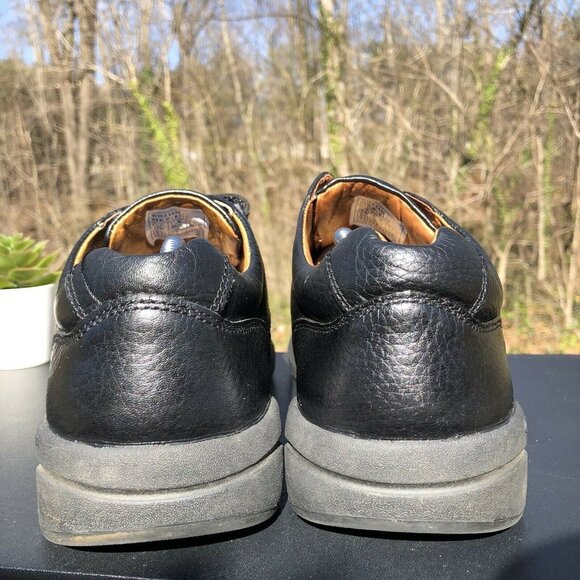 Dr. Comfort William Comfort Shoe Single Strap Black Leather MENS Size 11 Wide - Picture 6 of 10